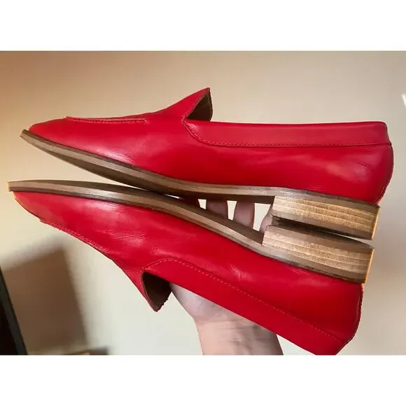 Everlane the modern loafer cherry red made in Italy size 8.5 - Picture 6 of 7